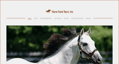 Desktop Screenshot of horsefarmtours.com